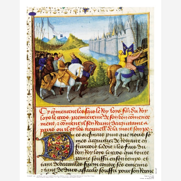 Entry of Louis VII into Constantinople, with Emperor…
