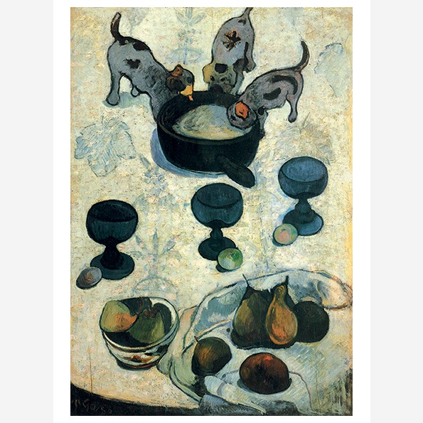 1.11 Gauguin, Paul, Still Life with Three Puppies