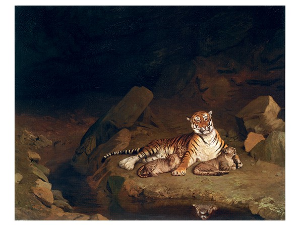 1.12 Gérôme, Jean-Léon, Tiger and Cubs