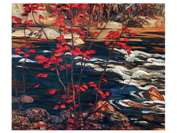 red maple painting