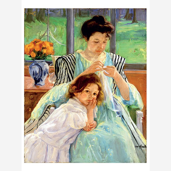 2.6 Cassatt, Mary, Young Mother Sewing