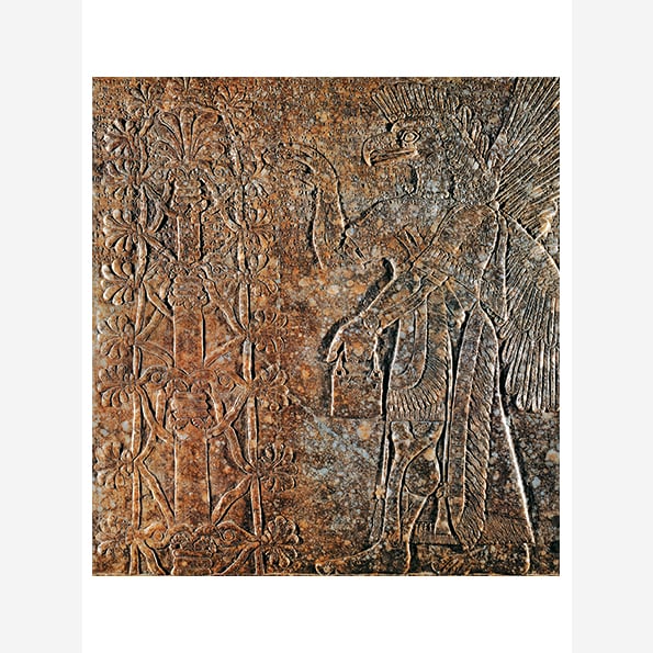 6.1 Assyrian Art, Eagle-Headed Winged Genie Fertilizing the Sacred Tree