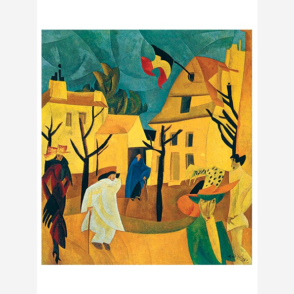 6.8 Feininger, Lyonel, Yellow Street II