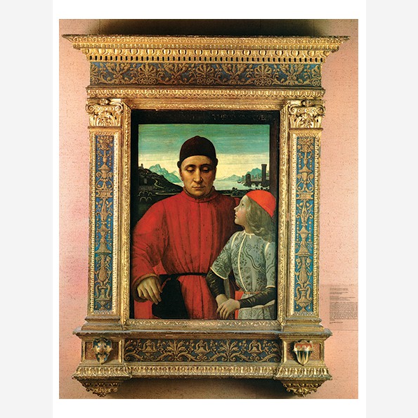 6.9 Ghirlandajo, Domenico, Francesco Sassetti and His Son Teodoro