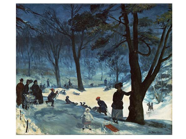 160 Glackens, William, Central Park in Winter